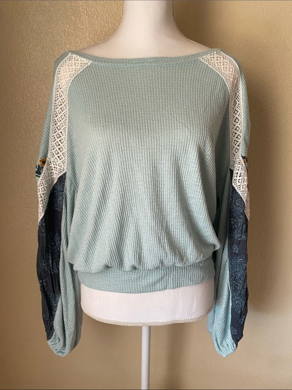 Free People Casual Clash Boho Top